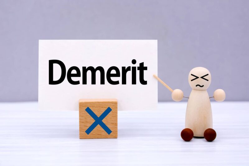 demerit